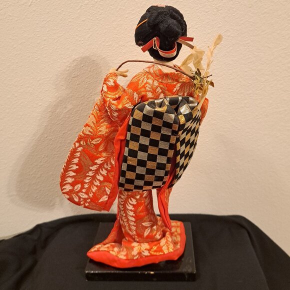 Vintage Wisteria Nishi Doll,Nishi&Co.LTD Japanese Geisha Doll made in Japan - Picture 2 of 8